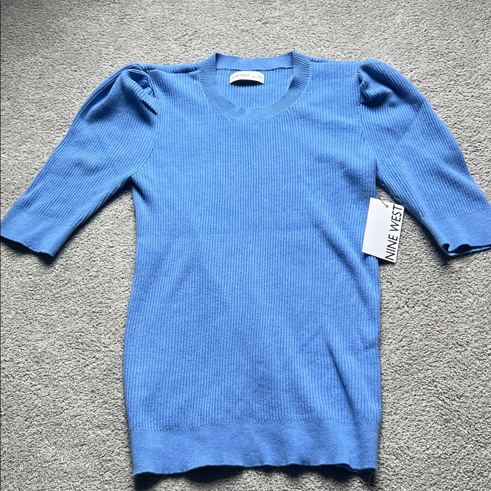 Nine West Women's Sweater in Vibrant Blue